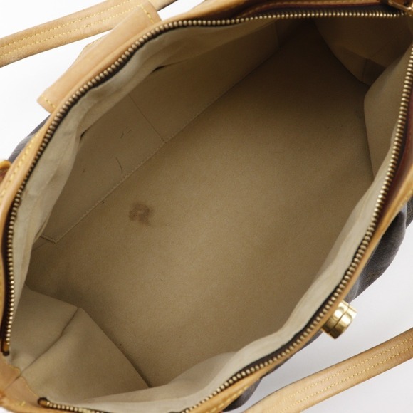 LOUIS VUITTON Authentic Brown Monogram Canvas Tote Bag - Picture 6 of 16